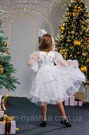 Платье Снежинка нарядное белое платье со снежинками Кривой Рог