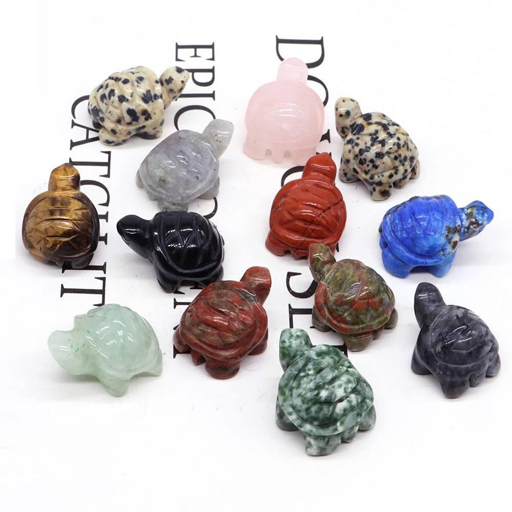 Статуэтка черепахи из натурального камня лабрадорит 25*18 мм. Фигурка черепахи. Сувенир лабрадорит Киев - изображение 4