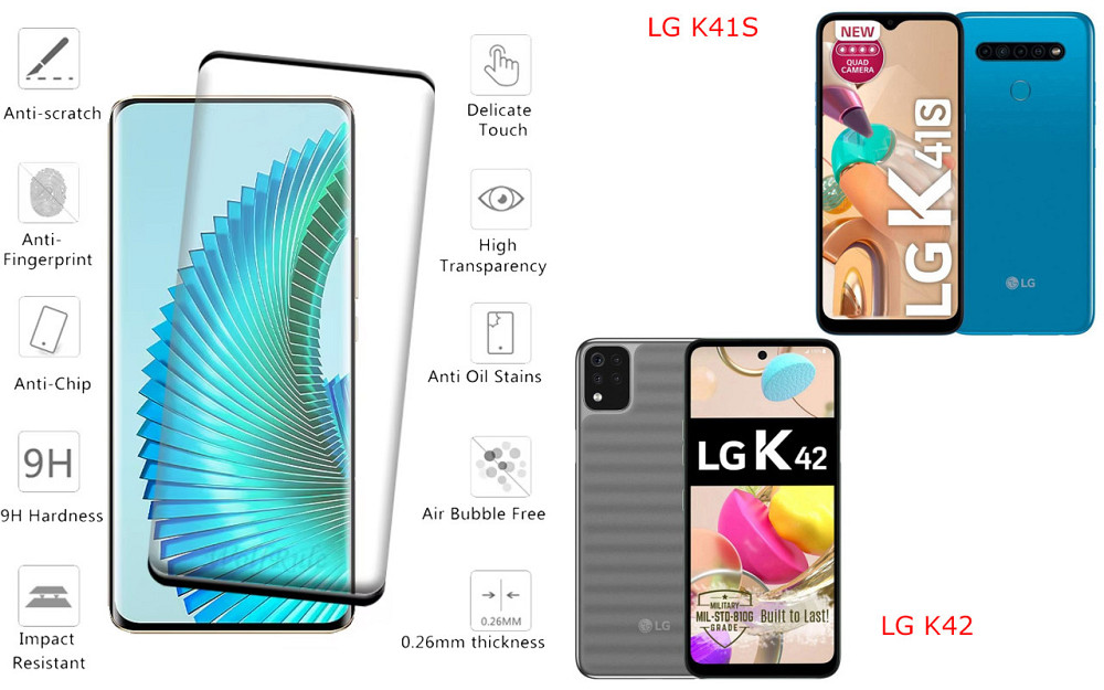 Захисне скло HyperGlass Pro для LG K41S, LG K42 – максимальна чутливість та захист Київ - фото 2