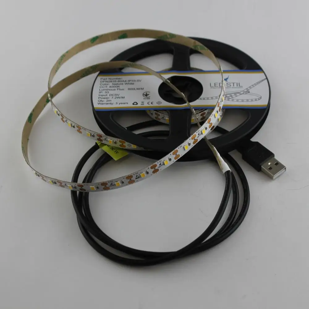 LED-STIL LED стрічка LED-STIL 4000K, 7.2 W, 2835, 60 шт, IP33, 5V Коломия - фото 5