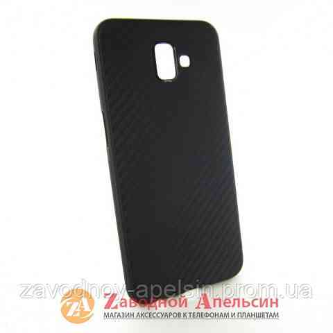 Samsung J6 J610 Plus защитный чехол карбон Одесса