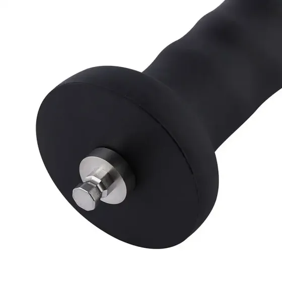 Силіконовий фалоімітатор для секс-машин Hismith 7.1″ Anal Dildo Black, система KlicLok Львів