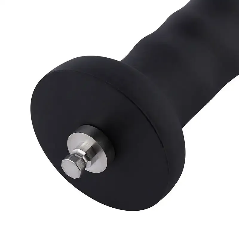 Силіконовий фалоімітатор для секс-машин Hismith 7.1″ Anal Dildo Black, система KlicLok Львів - фото 4