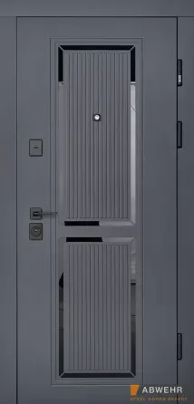 Входная дверь Abwehr Megapolis MG3 Enigma 569/570  Vinorit Антрацит + Белый супермат 960*2050 мм Киев