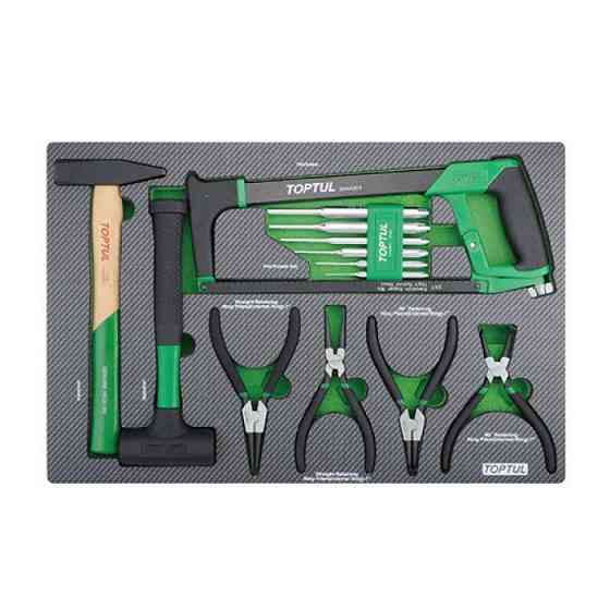 Комбінований набір інструментів 13ед. (в ложементі) TOPTUL GED1322 Одеса