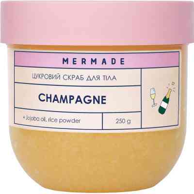 Скраб для тела Mermade Champagne Сахарный 250 г (4820241303700) Винница