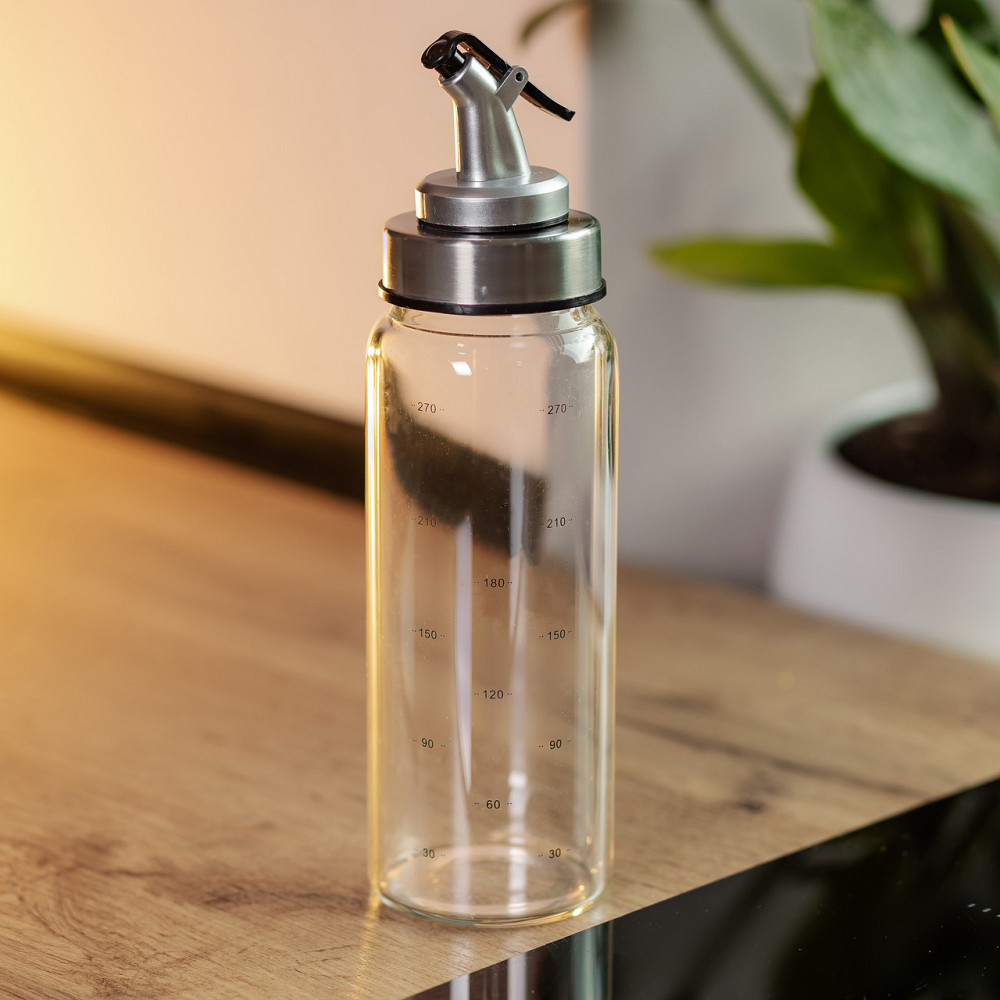 Yiwu Пляшка для олії та оцту з дозатором 350 мл скляна HP-1348 Коломыя - изображение 6