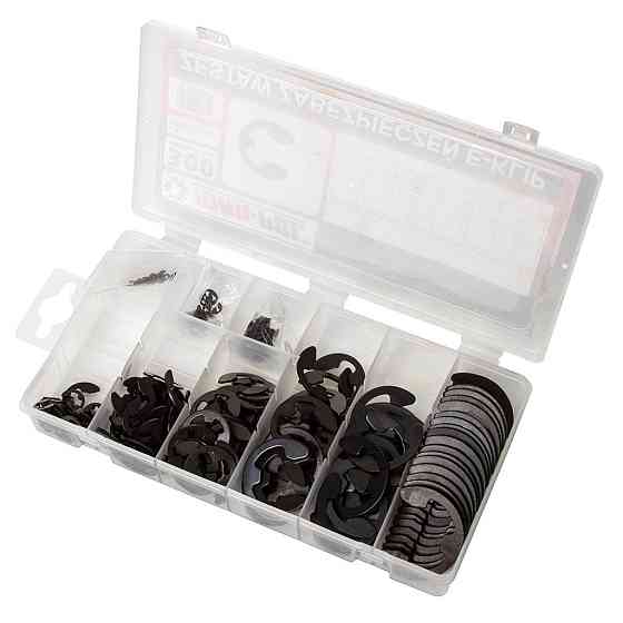 Набор Е-образных стопорных колец 300 шт в кейсе Mar-Pol (M66483) Нововолынск