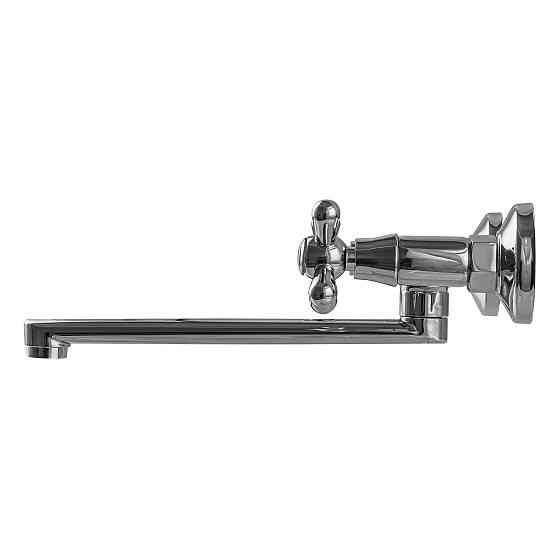 Змішувач для кухні Globus Lux GB-SHARM-361-BR зі стіни плоский вилив 250мм, латунь Луцк