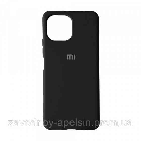 Xiaomi Mi 11 lite чохол чорний Silicone Cover black Одеса
