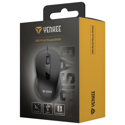 Мишка YENKEE YMS 003BK USB Black (45022691) Вінниця - фото 4