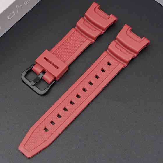 Ремешок для Casio SGW-100 Red BK SBR Киев