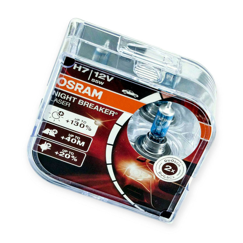 Автолампа 12V 55 W Night Breaker Laser 130% (пара) H7 Мукачево - изображение 1