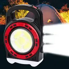 Мультифункциональный кемпинговый фонарь Hurry-bolt HB-6678C 20W с солнечной панелью и фукцией павербанка Коломия