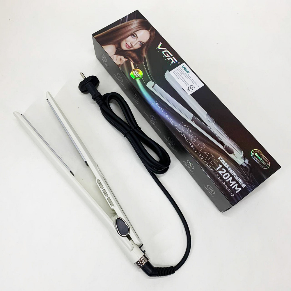 Плойка для выпрямления VGR V-518, Выпрямитель утюжок щипцы, Щипцы для вьющихся волос MG-28 Львов - изображение 5