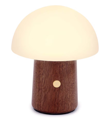 Світильник на акумуляторі Gingko Alice Mushroom Lamp Mini RGB 125 мм (Орех) Київ