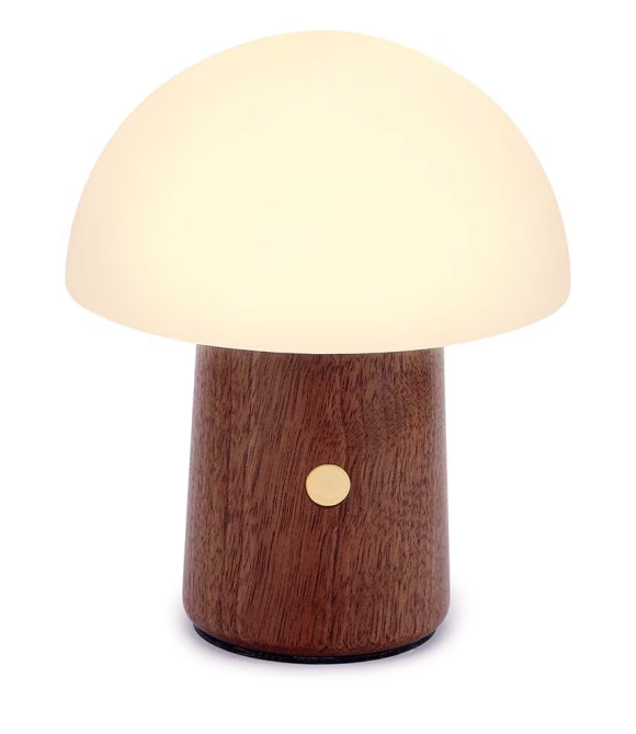 Светильник на аккумуляторе Gingko Alice Mushroom Lamp Mini RGB 125мм (Орех) Киев - изображение 1