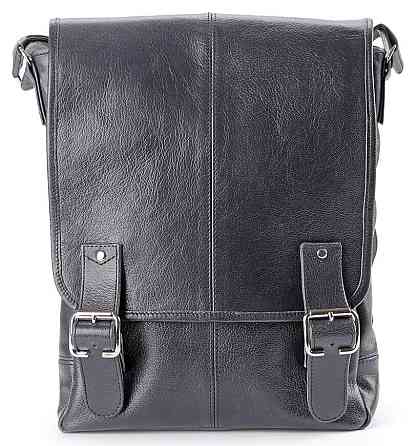 Сумка SHVIGEL 00919 з натуральної шкіри Чорна Київ