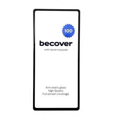 Стекло защитное BeCover Google Pixel 7a 10D Black (711490) Винница