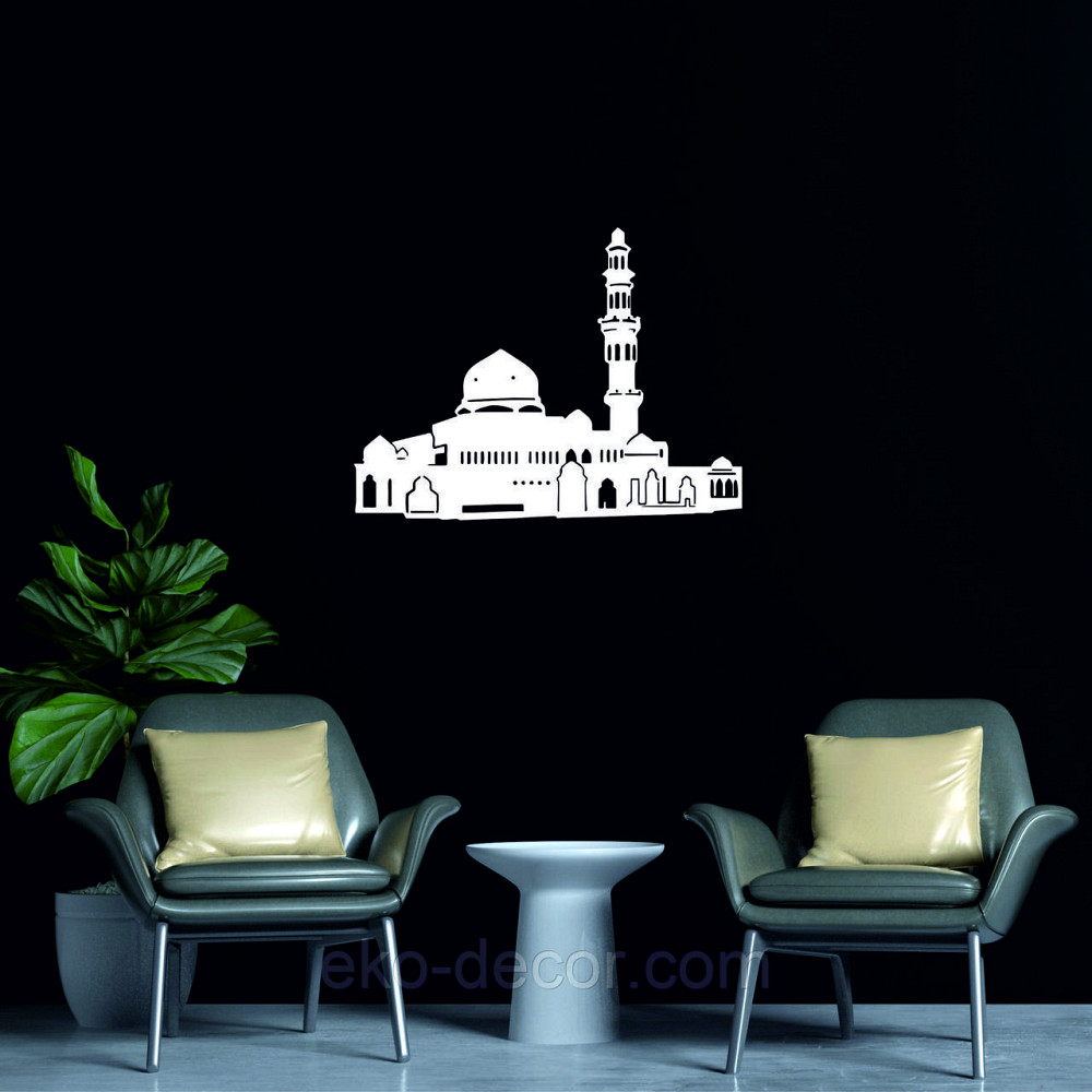 Декоративне настінне Панно «Іслам» Декор на стіну 50*38 см, Білий Київ - фото 4