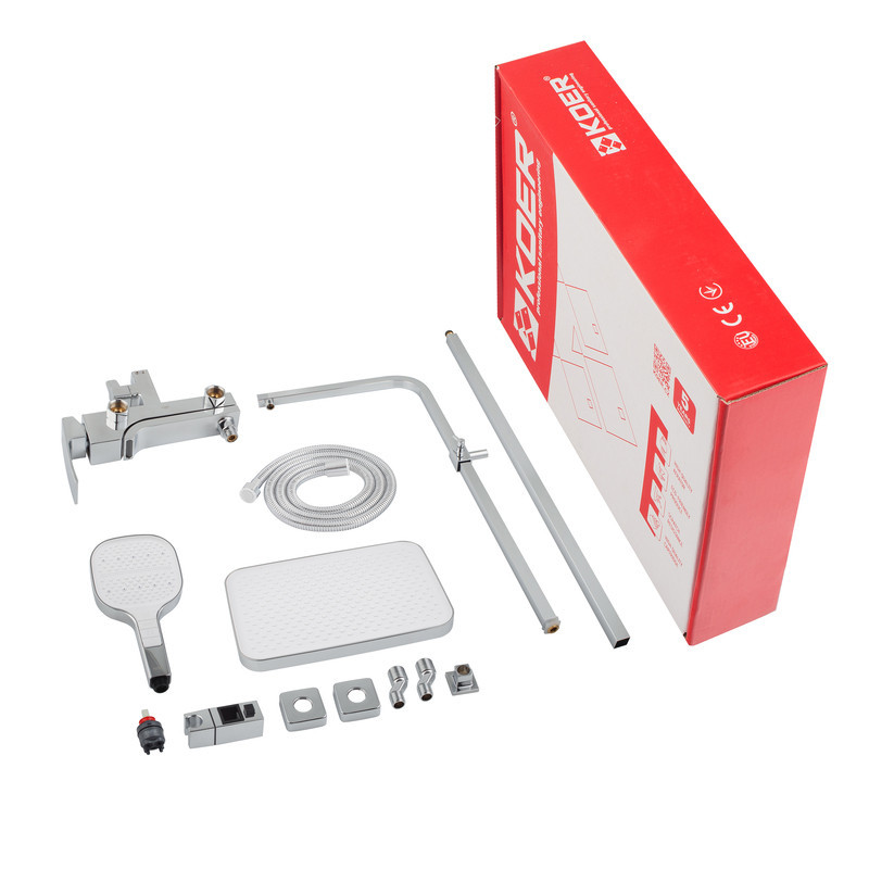 Душова колона зі змішувачем KOER KB-56037-01 3 функції (Колір хром) (KR6001) ( 24781 ) Харків - фото 5