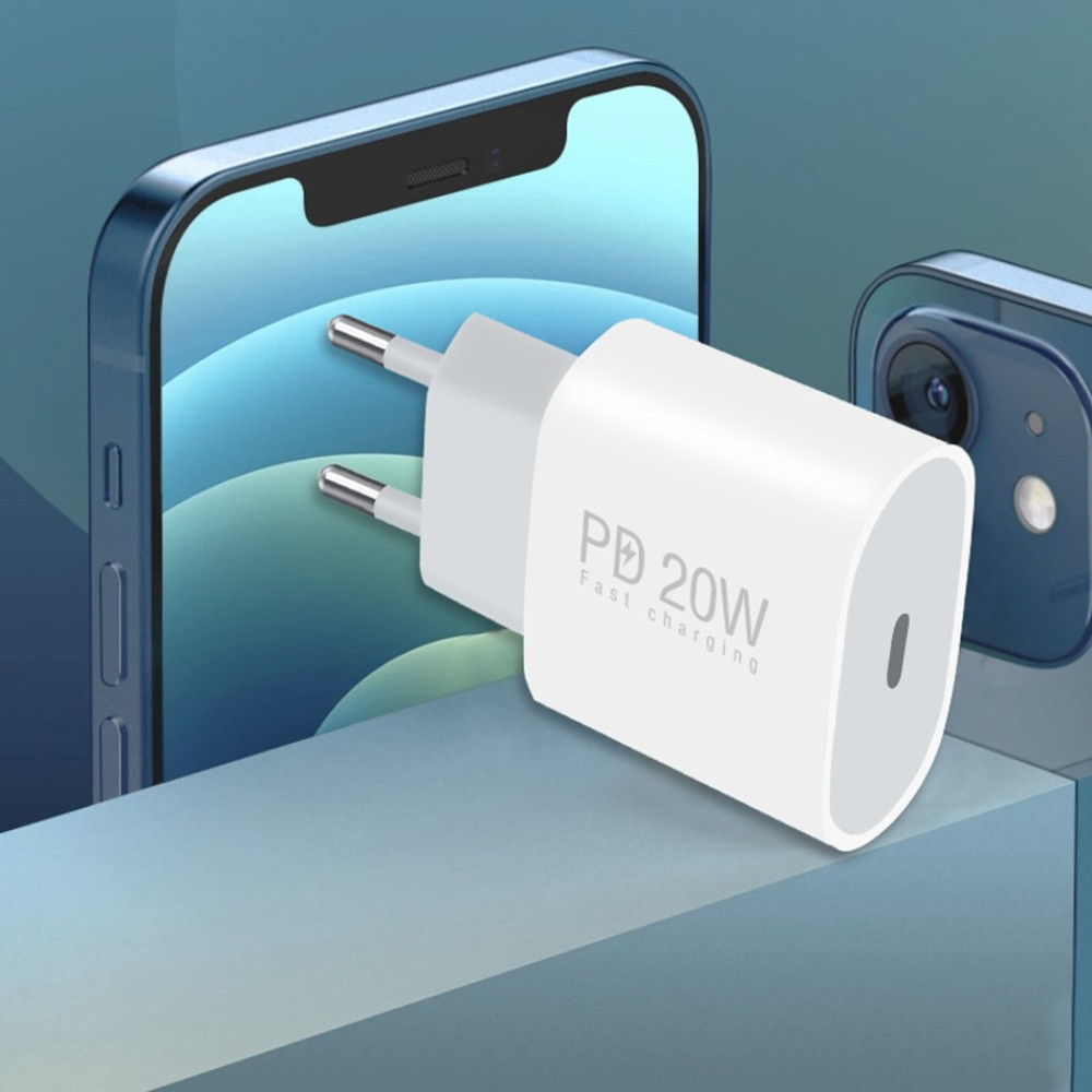 Зарядний пристрій WUW-C178 Type-C 20W білий Київ - фото 3