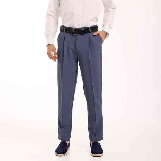 Антрацит темно-сірі чоловічі штани смарт-кежуал зі стрілками Pobedov Legend Київ