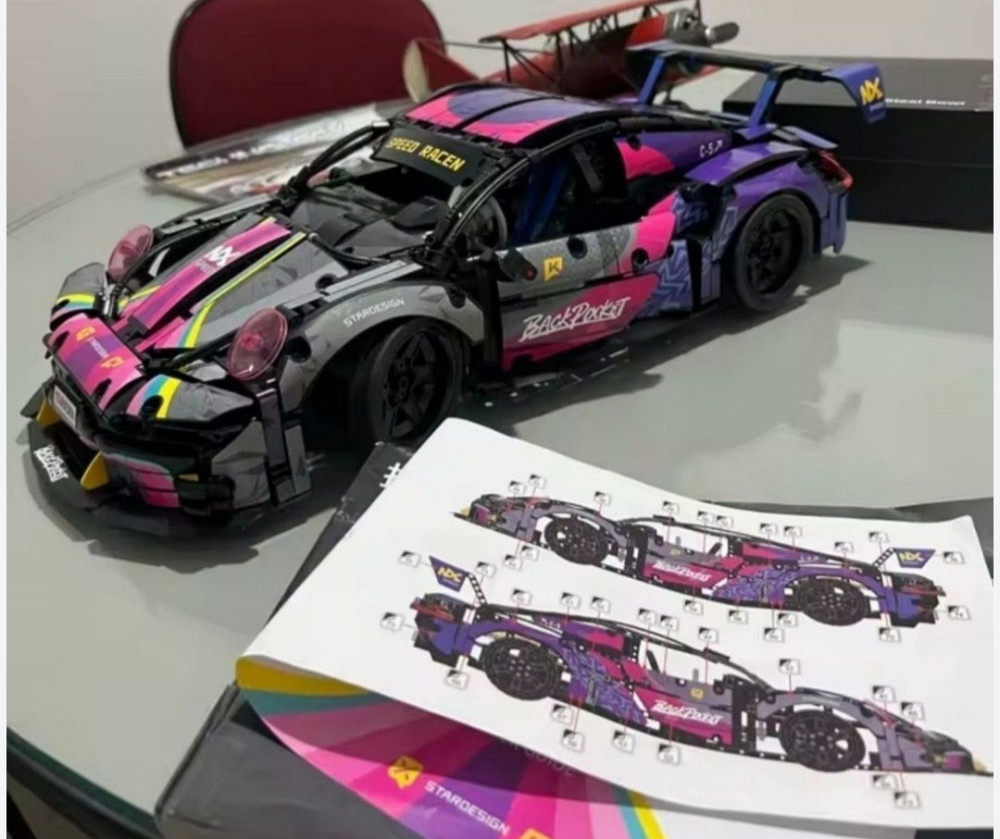 Конструктор Technic Porsche Cyberpunk Лего Технік Порш Кіберпанк 1611 Киев - изображение 5