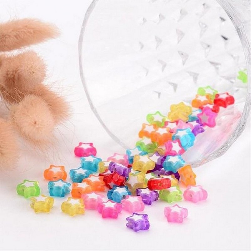 Декоративні намистинки для творчості Зірки Dom Busin УТ100023889 в упаковці 120 шт Вінниця - фото 5