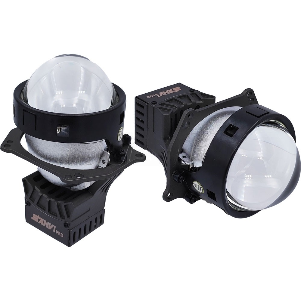 Комплект світлодіодних лінз SANVI Bi-LED A8 Pro LASER 5500K 3.0" 55W Харків - фото 2