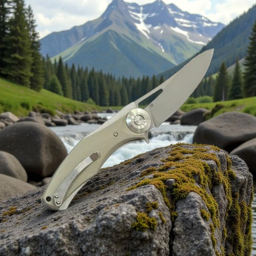 Нож складной Toucan D2, Coyot Дніпро - фото 2