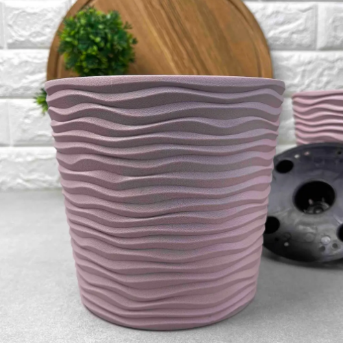 Вазон Ф'южн зі вставкою 30*28,5см низький фрезія Алеана Житомир - фото 4