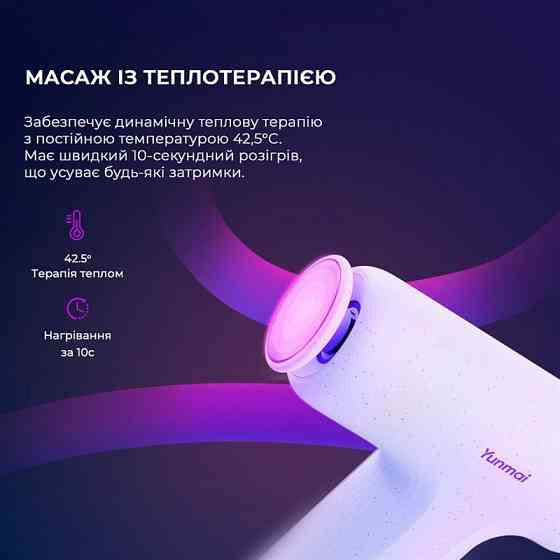 Масажер Yunmai Massage Gun Mini 2 (YMFG-M356) ( Білий ) Харків
