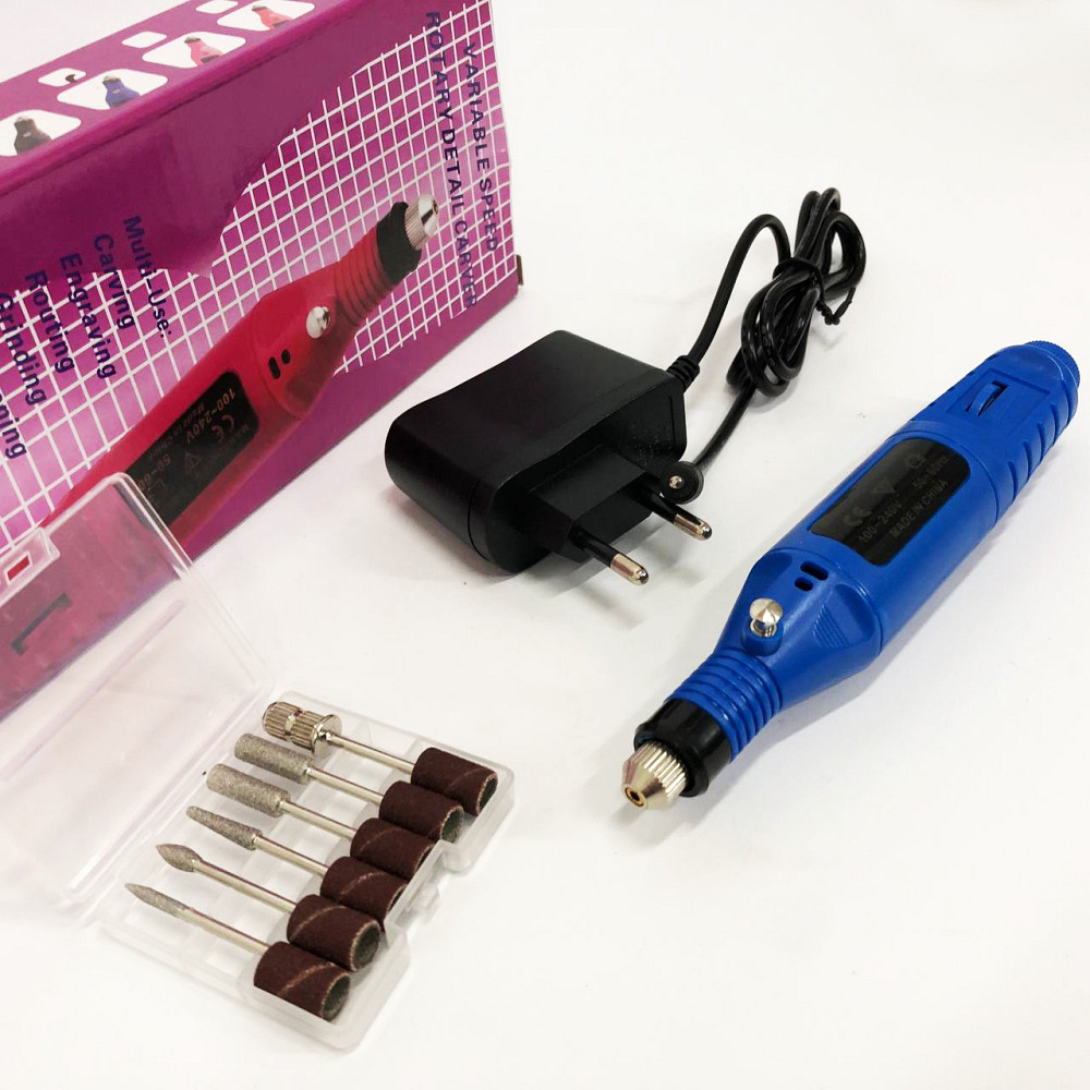 Портативный электрический фрезер для маникюра и педикюра, Портативный маникюрный аппарат AH-82 Львов - изображение 2