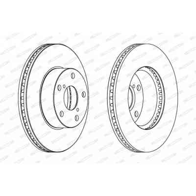 Гальмівний диск FERODO DDF1216 Вінниця