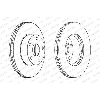 Тормозной диск FERODO DDF1216 Винница - изображение 1