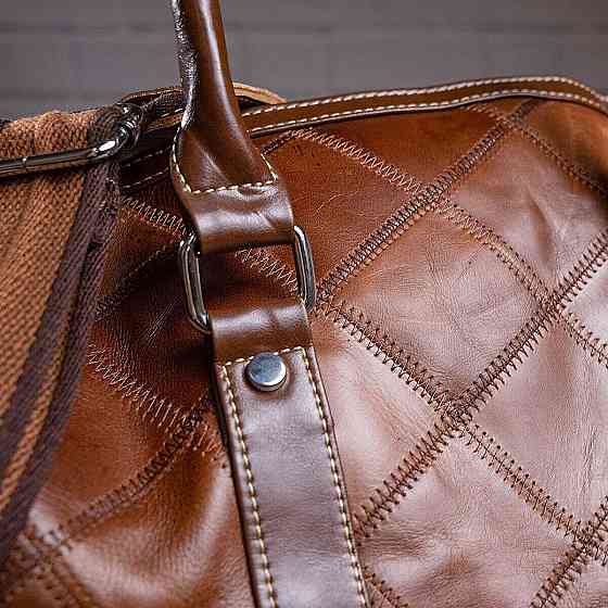 Дорожньо-спортивна сумка Vintage 14752 Коричнева Київ