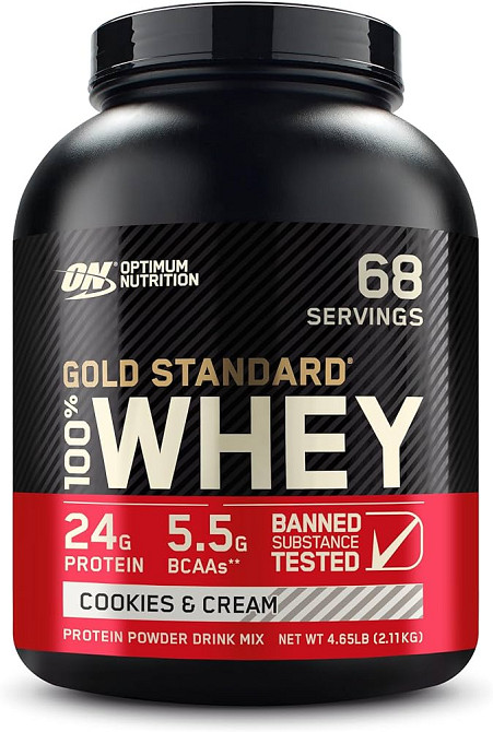 100% Whey Gold Standard  2,3 kg  (Cookies Cream) Луцьк - фото 2