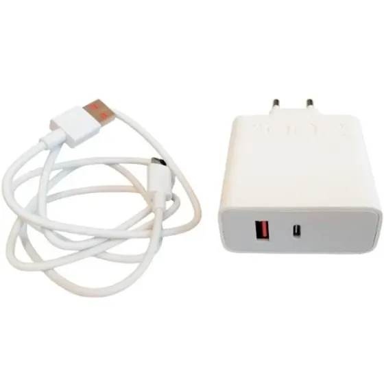 Адаптер 200W з USB та Type-C виходами + кабель USB-Type-C, підтримка швидкого заряджання USB/PD для  Київ