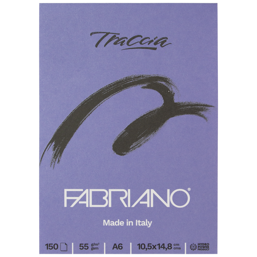 Блок паперу для графіки та каліграфії TRACCIA 55г/м2 150 л Fabriano Київ - фото 3