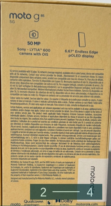 Смартфон Motorola Moto G85 5G 12/256GB Urban Grey Харьков - изображение 3