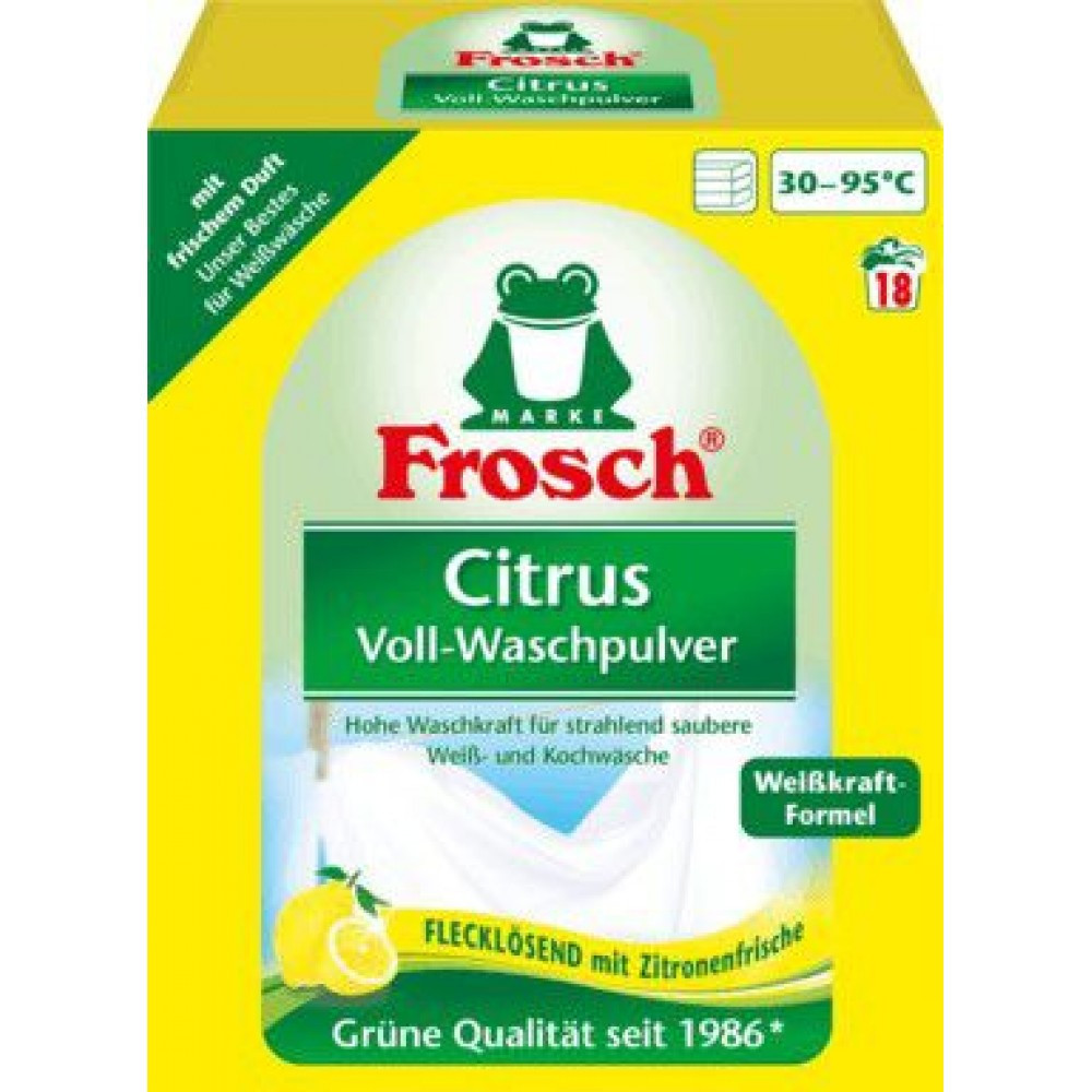 СТИРАЛЬНЫЙ ПОРОШОК ЦИТРУС FROSCH, 1,35 КГ. (ГЕРМАНИЯ) Львов - изображение 1