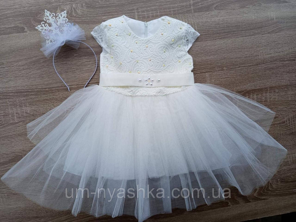Детское нарядное платье Снежинка-Кружево 80-98 Кривой Рог - изображение 13