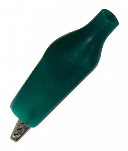 Зажим крокодил MINI силикон Зелёный Полтава - изображение 1