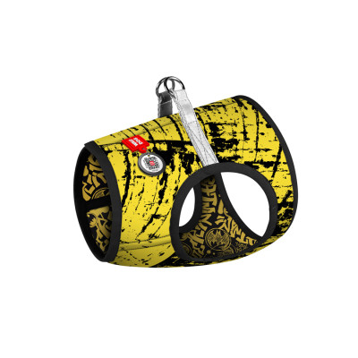 Шлей для собак WAUDOG Clothes мягкая с QR адресником "Бэтмен эскиз" XS2 (221-1081) Винница - изображение 1
