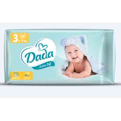 Підгузки Dada Extra Soft 3 Midi (4-9 кг) 50 шт (4820174981020) Вінниця