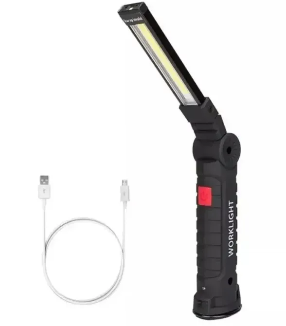 Акумуляторний ліхтар Worklight W-52 360°: Магніт, 5 режимів, LED COB, надійний помічник у ремонті та подорожах Київ - фото 11
