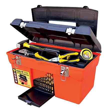 Ящик для инструмента MASTERTOOL с металлическими замками 19
