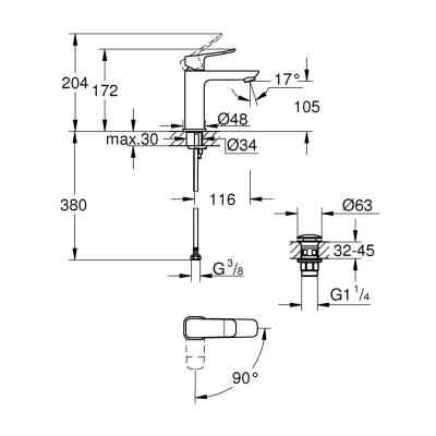 Змішувач Grohe QuickFix 1018360000 Вінниця