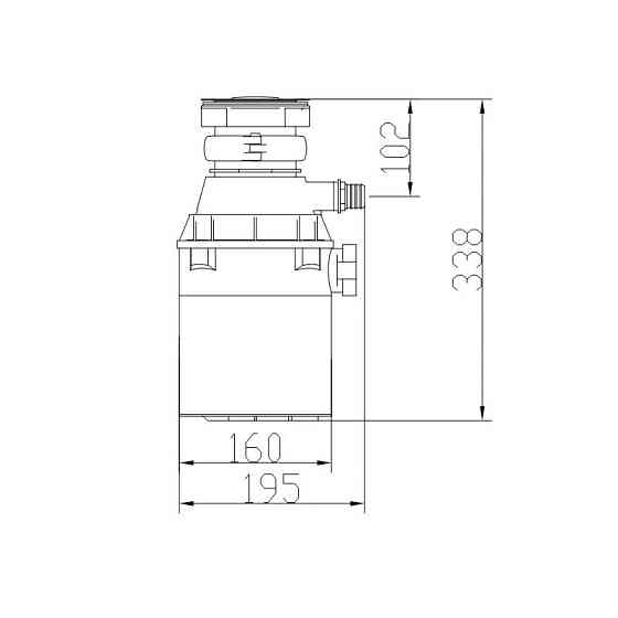 Подрібнювач харчових відходів Mixxus GD-03-0,75    ( MX1570 ) 22215 Харьков